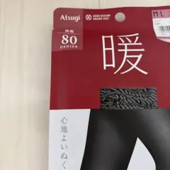Atsugi 80デニール タイツ M-L 発熱