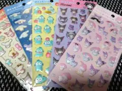 ぷくっとシール　サンリオ　シナモロール　マイメロディ　クロミ　ハンギョドン　新品