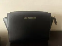 MICHAEL KORS ブラックショルダーバッグ
