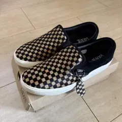 【VANS】限定モデル ハラコ　スリッポン　ラグジュアリー　スニーカーのサムネイル