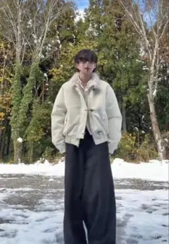 【keN様着用】Fireman Toggle Hook Fur Jacket