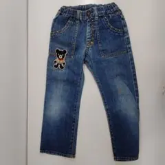 【池70】DOUBLE.B デニムパンツ 110サイズ