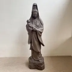 美品】仏教美術 観音 仏像 白磁 置物 インテリア 工芸品 美術品 A1240