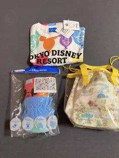 東京ディズニーリゾート ミッキー Tシャツとタオル・保冷バッグセット 未使用品！