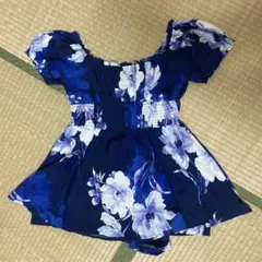 オーストラリアの青花「ジャンプスーツ・ロンパース」サイズ M