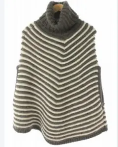 DIESEL ディーゼル タートルネックニットポンチョ