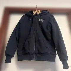 超美品⭐️ファー付⭐️NIKE ブラックパーカー 160⭐️女性xs-s
