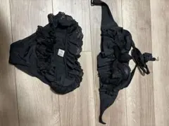 フリル付きブラック水着・ビキニ