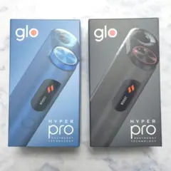 【新品未開封】glo Hyper Pro 青 黒 2台セット 製品登録可