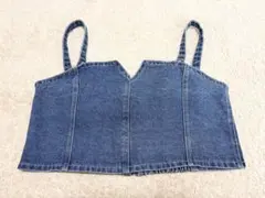 デニム ビスチェ フリーサイズ