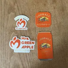 ミセスグリーンアップル×キリングッドエール　オリジナルステッカー4枚