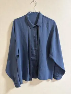 R.I.M. ブルー 長袖シャツ
