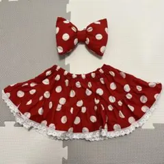 ミニーちゃん　リボン＆スカート　セット 80〜90cm
