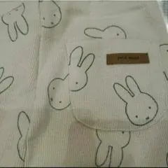 キッズ 110 レギンス パンツ プティマイン 綿95％ ミッフィー ベージュ