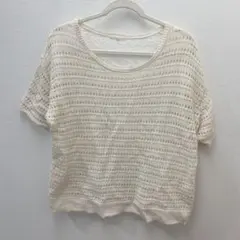 studio CLIP レース編みトップスのサムネイル