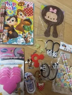 Disney ディズニー ストラップ クリップ 25周年　30周年 記念品