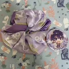 すとぷり　シュシュ•缶バッチくじ　ななもり。