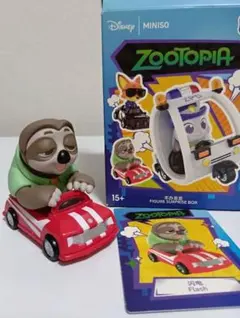 MINISO ディズニー ズートピア フラッシュ フィギュア サプライズボックス