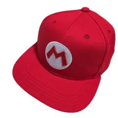 美品 公式 ユニバーサルスタジオ スーパーマリオ キャップ マリオ USJ 赤