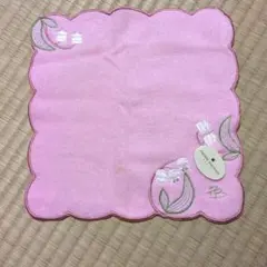 PIERRE BALMAIN ピンク ハンカチ