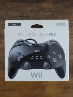 Wii クラシックコントローラ PRO ブラック 3/3