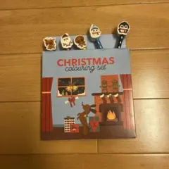 クリスマス塗り絵セット