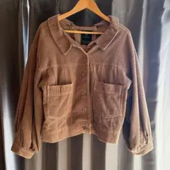 w closet コーデュロイジャケット バックレースアップのサムネイル