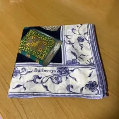 Burberrys 書籍モチーフ ハンカチ　大判
