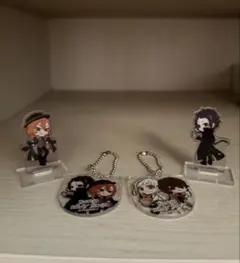 文豪ストレイドッグス　中原中也　芥川龍之介　キーホルダー　アクリルスタンド