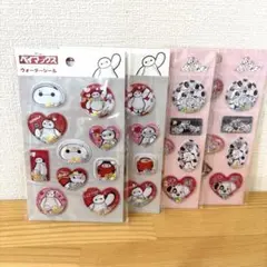 セリア　ディズニー　ウォーターシール　101匹ワンちゃん　ベイマックス　新品