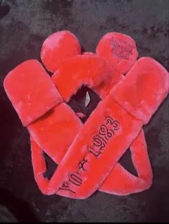 ディズニー　ファンキャップマフラー　ピンク　ミッキー　35周年