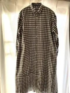 grin チェックロングワンピース