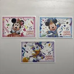 ディズニーチケット ディズニーランド35周年デザイン（利用済み）
