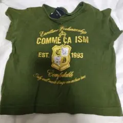 COMME CA ISM グリーン Tシャツ 80サイズ