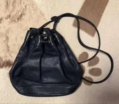 【TSUMORI CHISATO】レザー 巾着型リュック バックパック猫モチーフのサムネイル