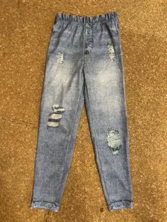 新品未使用⭐︎SHEIN デニムプリント柄レギンス