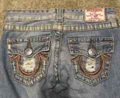 て*ふ様 【希少品】True Religion ブーツカットデニムライトブルー