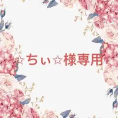 ✩ちぃ✩様確認専用ページ