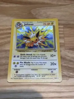 英語版 ポケモンカード サンダース Light Jolteon Neo 48 英語版 ポケモンカード サンダース Light Jolteon Neo 48 - メルカリ