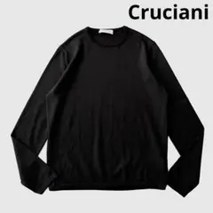 Cruciani クルチアーニ ハイゲージ コットン クルーネック ニット 44