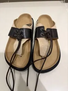 ZARAブラウン/ベージュ サンダル