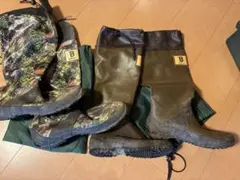 日本野鳥の会パッカブルレインブーツ 2足セット カモフラージュ/ブラウンのサムネイル