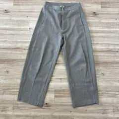 UNIQLO U グレー ワイドパンツ