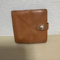 イルビゾンテ IL BISONTE 二つ折り財布 レザー ブラウン ユニセックス