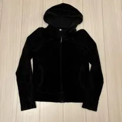 Y2K LAギャル古着 オールドUNIQLO ベロアジップアップパーカーのサムネイル