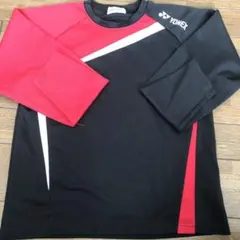 YONEX 長袖 Tシャツ　赤黒
