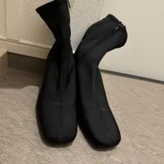 【ZARA】布地ハイヒールアンクルブーツ