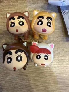 TOPTOYクレヨンしんちゃんマスコットチャーム4種