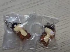 ガチャ ディズニー めじるしアクセサリー チップ＆デール 2点セット