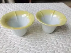 かわいい！　未使用ワケアリ　朝顔ミニカップ 小鉢 ペア